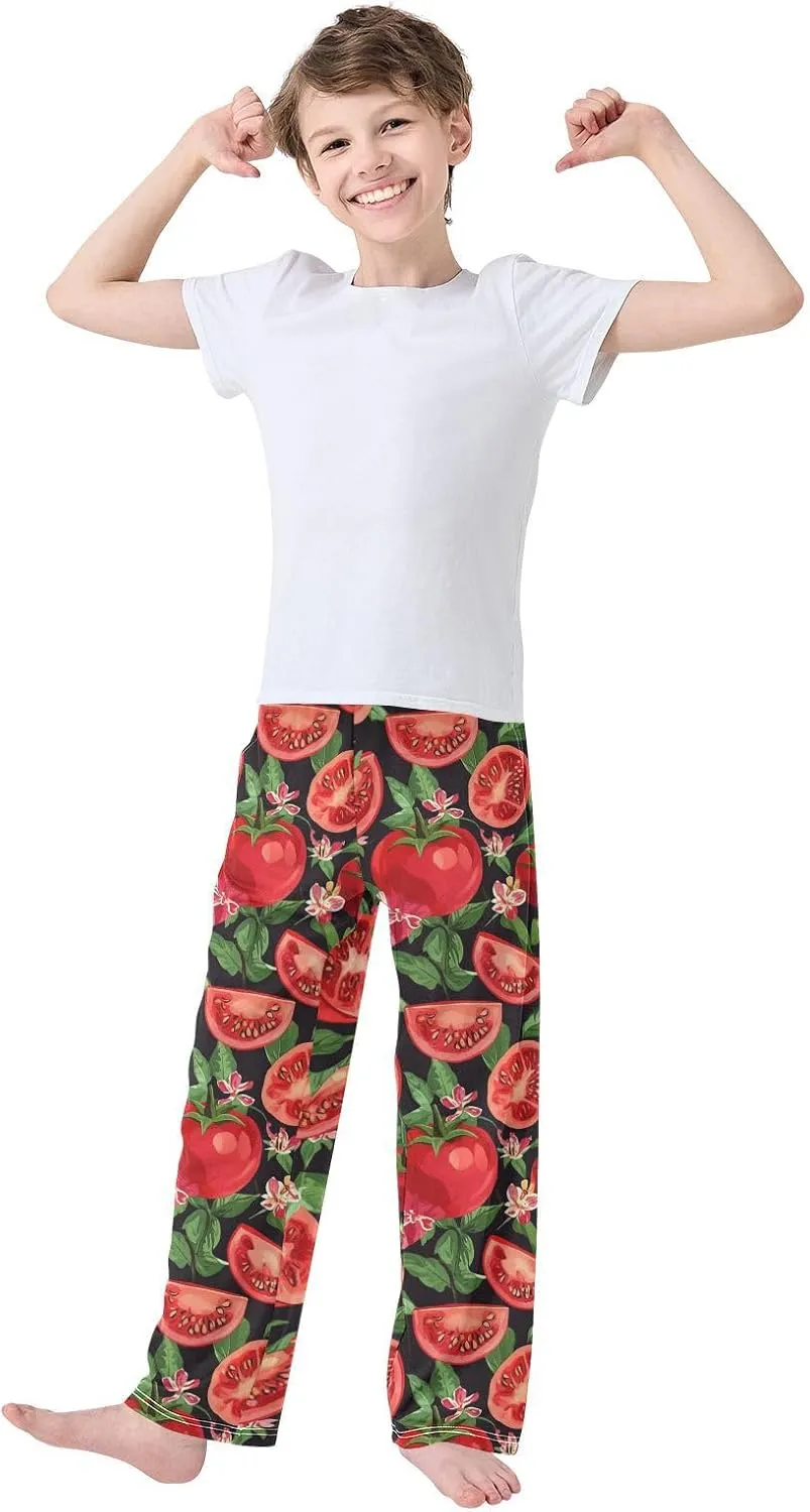 Pajama Bottoms, Pajamas Long Pant Tomato Slice Lounge Wear Casual Sleep Pants Soft Pjs Sleepwear