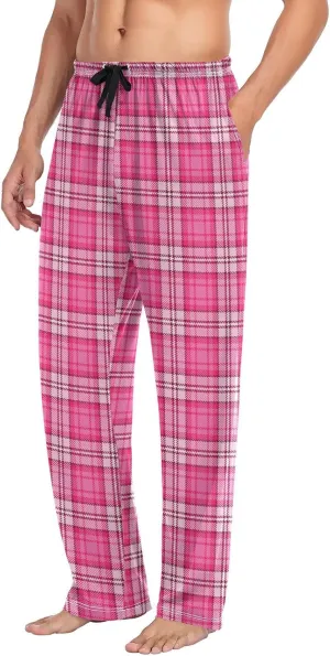Pajama Pants for Men, Dinosaur Dino Animal Print Yellow Men's Separate Bottoms, Lounge Pants, Relaxed Sleep Pant