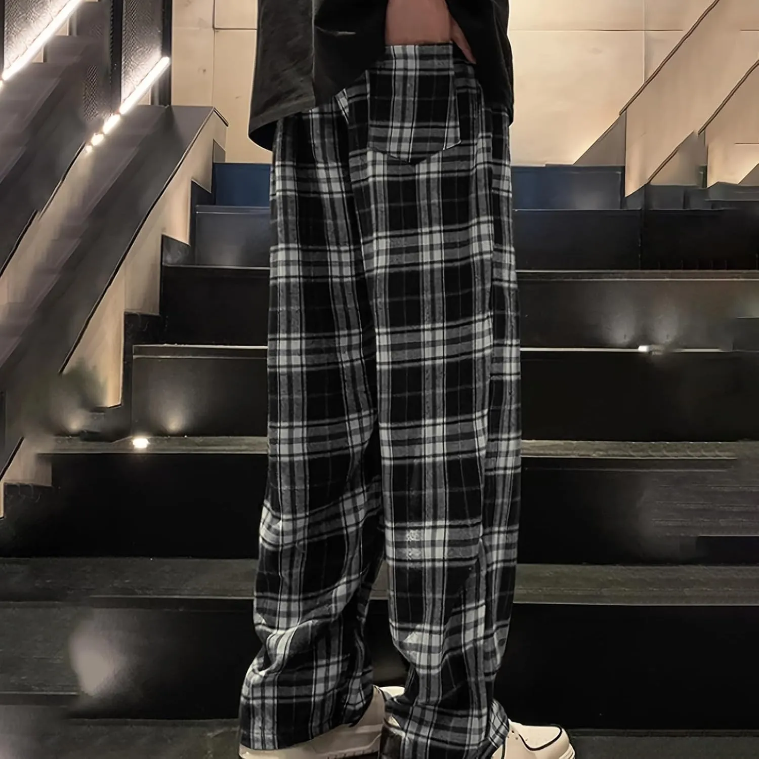 Pajama Pants for Men, Men's Separate Bottoms Warm Plaid Lounge Men's Pajama Bottoms Soft Sleep Pants