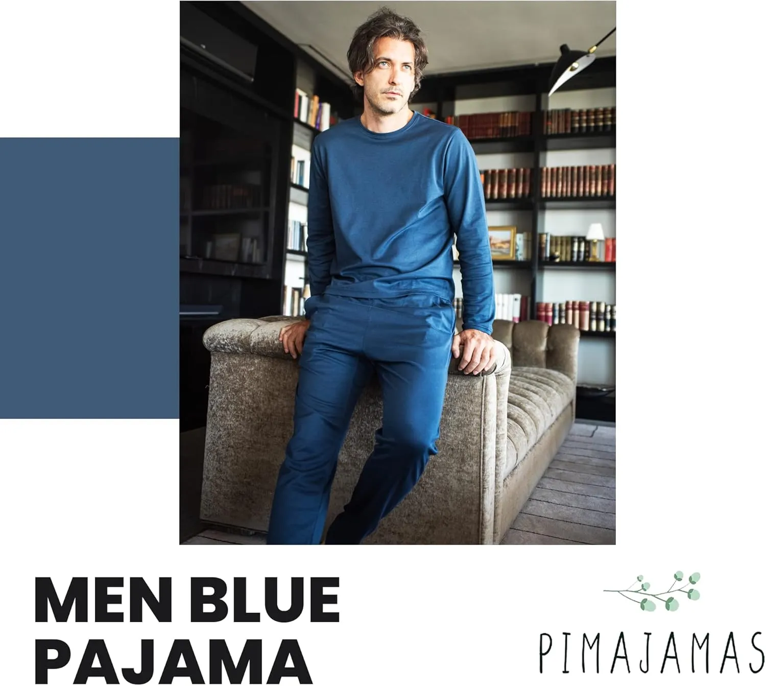 Pajamas Pants Men - Set Peruvian Pima Cotton Lounge Set - Pajamas for Men