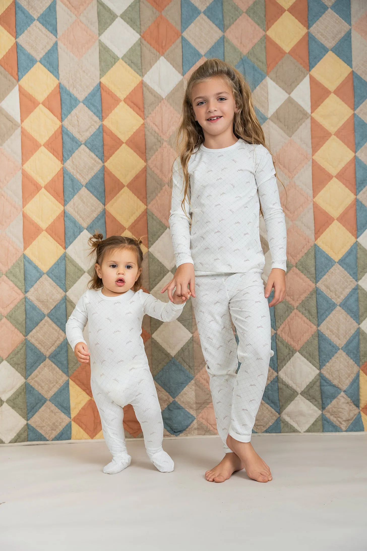 pajamas shirt l/s with print - white/blossom
