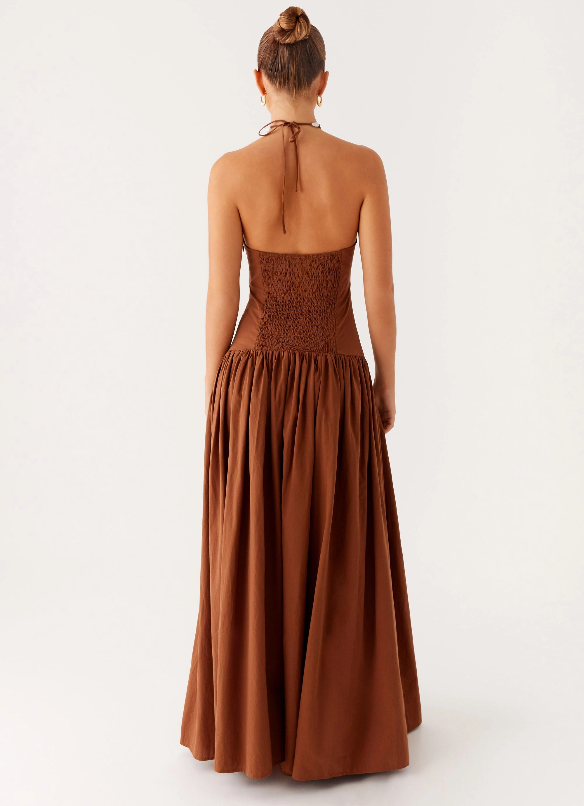 Paltrow Maxi Dress - Chocolate Fluid Cut