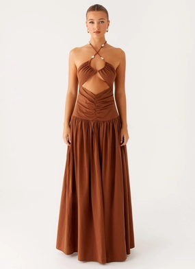 Paltrow Maxi Dress - Chocolate Daily Confidence