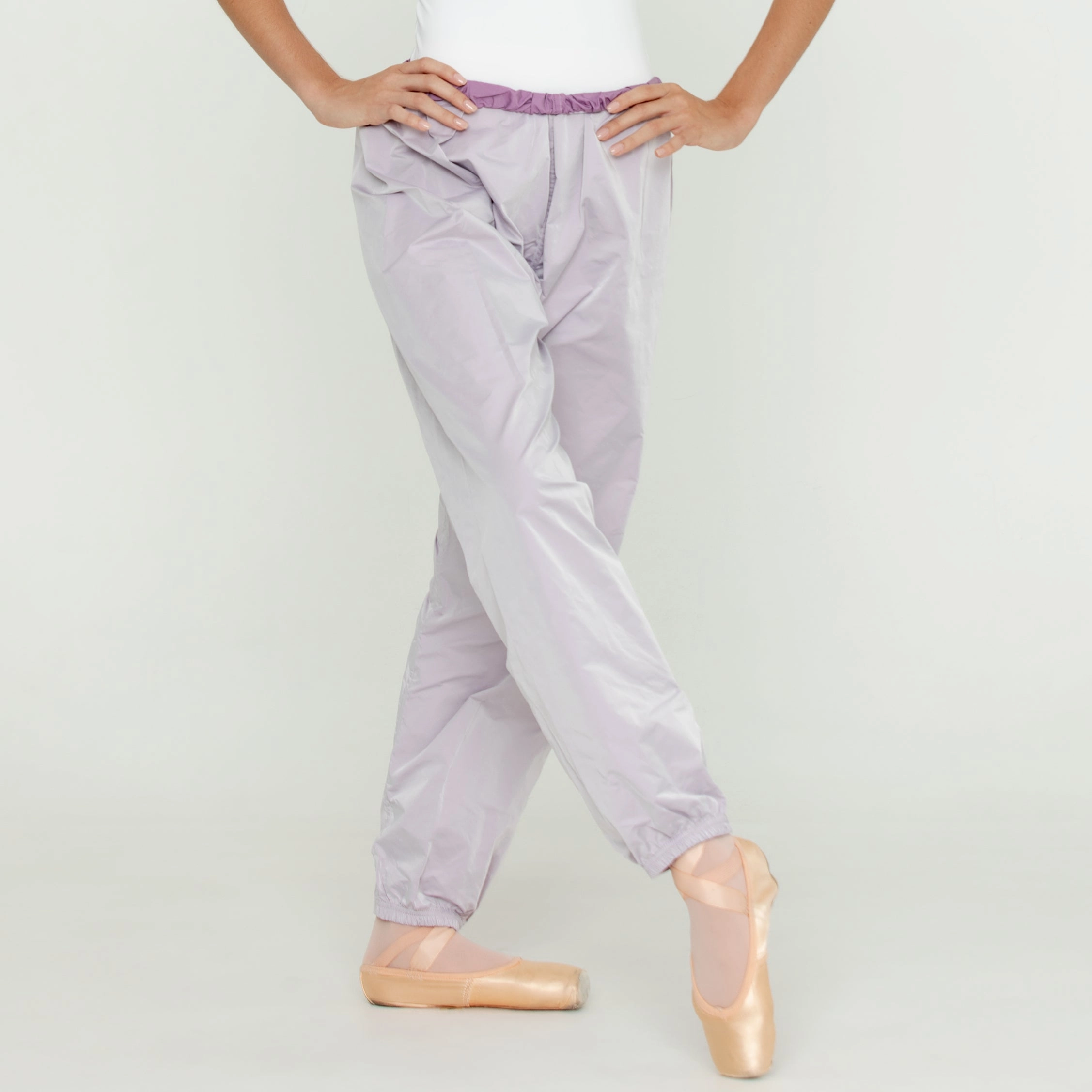 Flatlock Seams PANTS CLOUD/PLUM