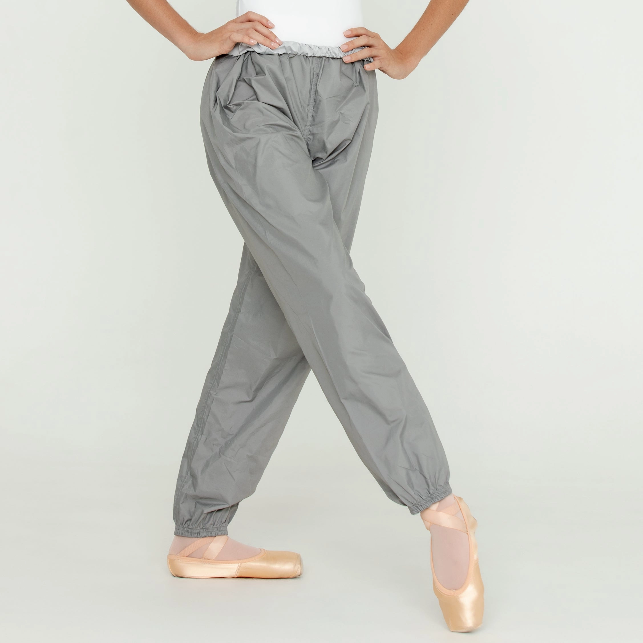 PANTS DARK GRAY/LIGHT GRAY Wide-leg cut