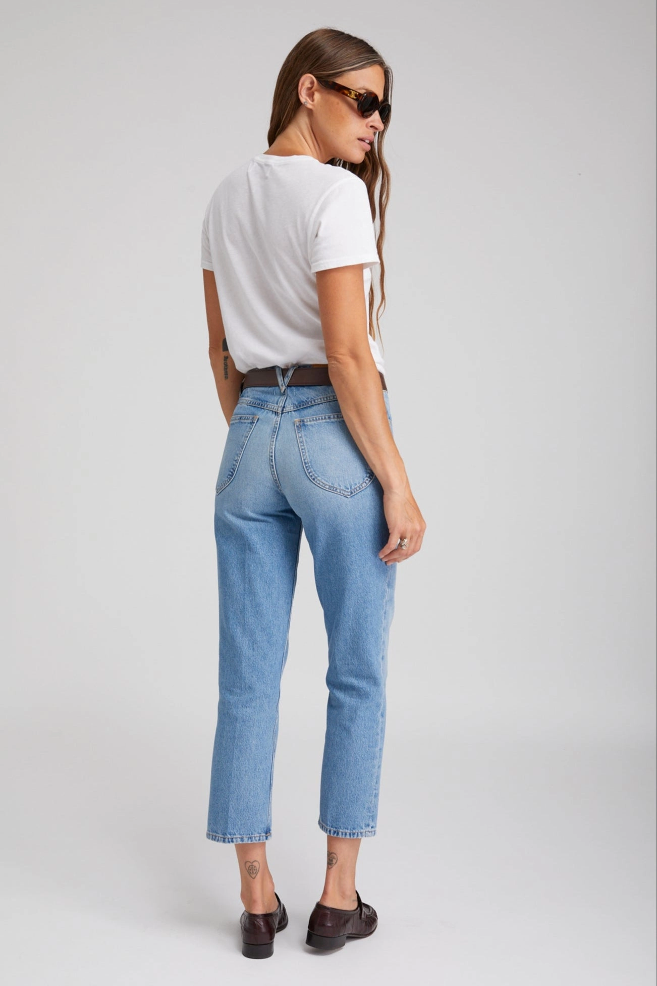 Paradis Crop Straight Leg Denim Cozy Wear