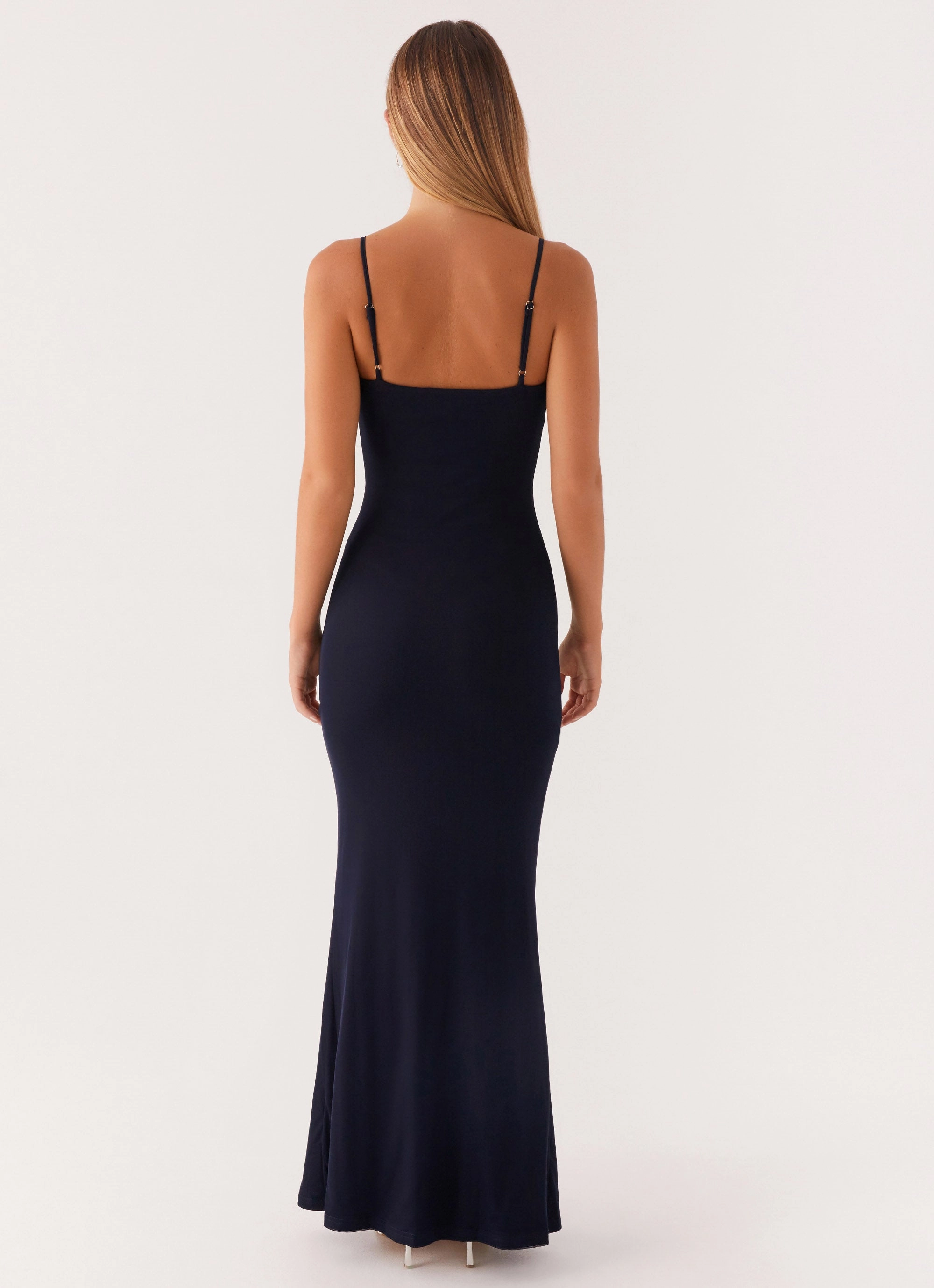 Neutral Aesthetic Fresh Outfit Part Of You Maxi Dress - Navy