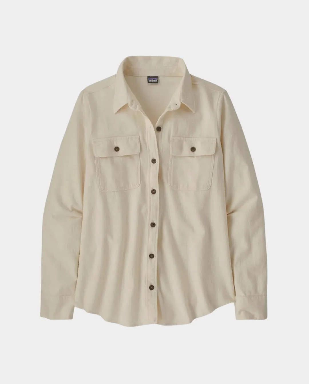 Patagonia - Women’s L/S Organic Cotton MW Fjord Flannel Shirt - Undyed Natural