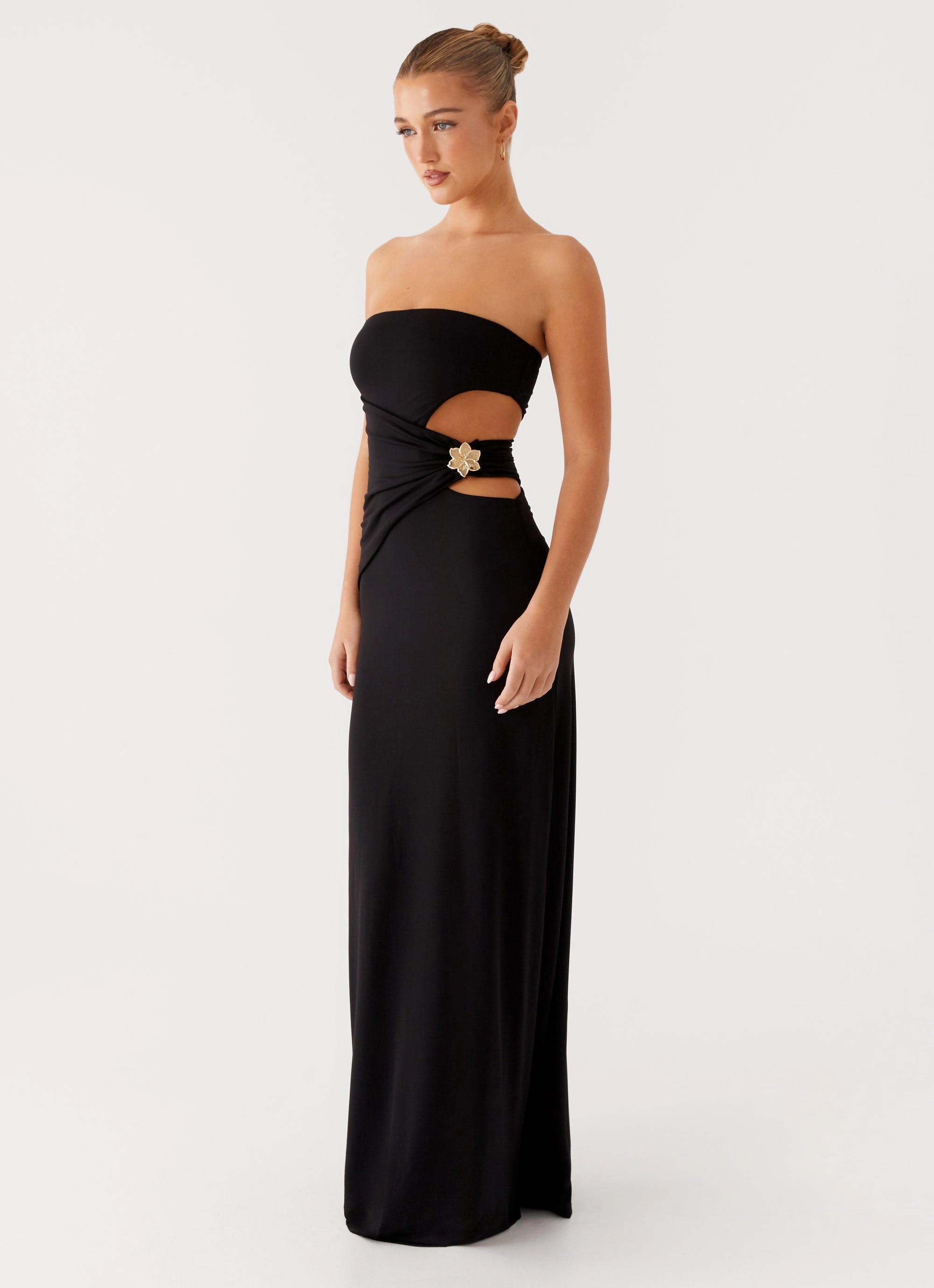 Chill Moment Relaxed-fit Anetta Maxi Dress - Black