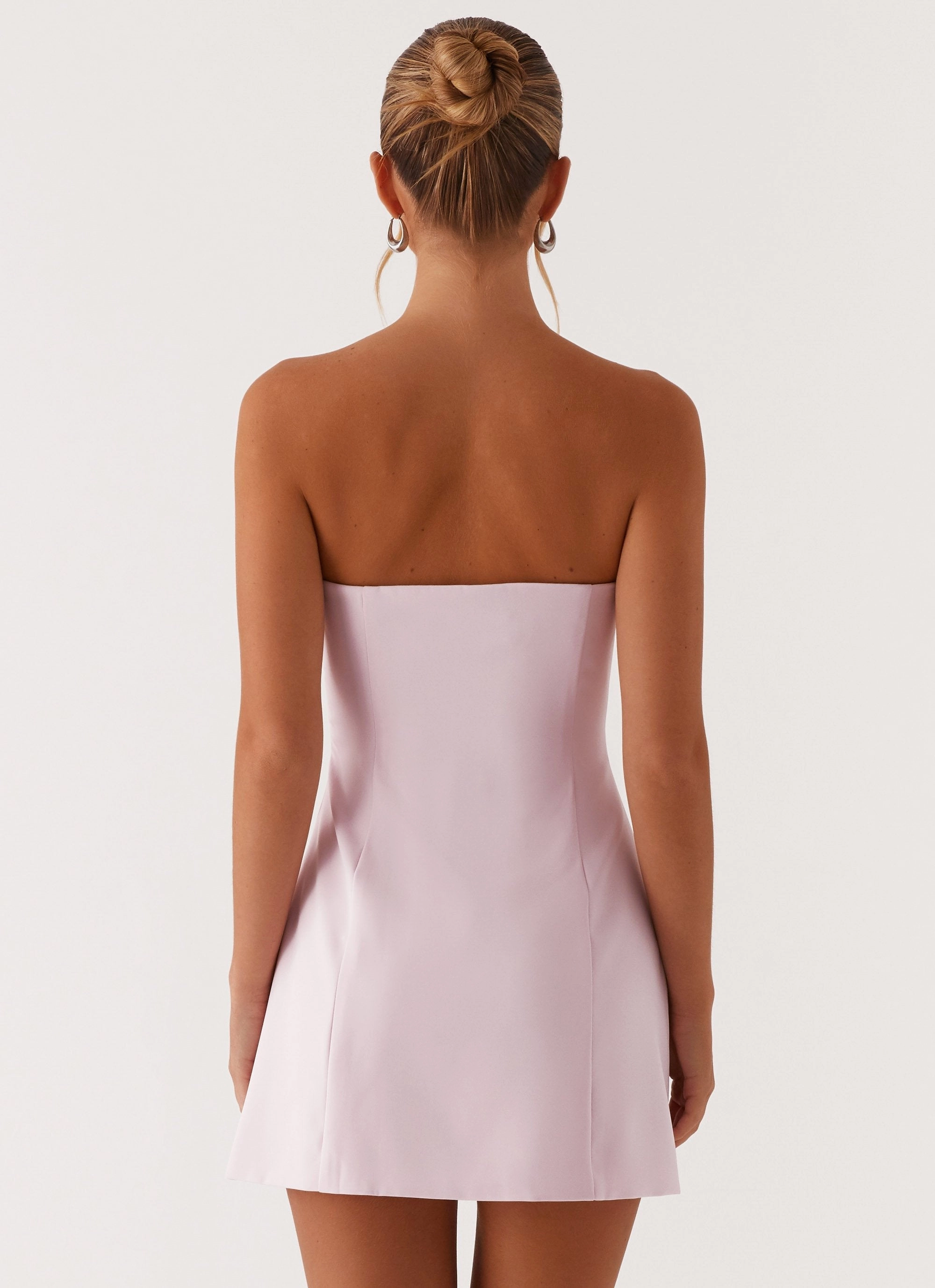 Smart Wear All-Occasion Wear Patsie Strapless Mini Dress - Pink