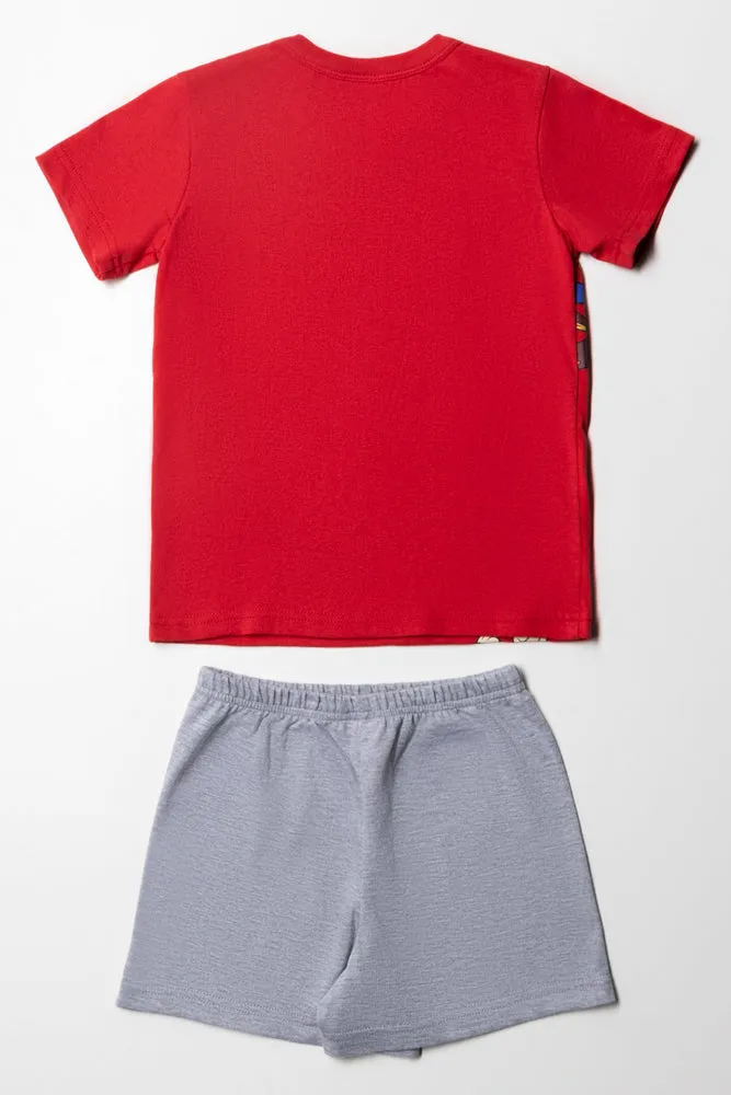 Paw Patrol Short Sleeve Pyjamas Red