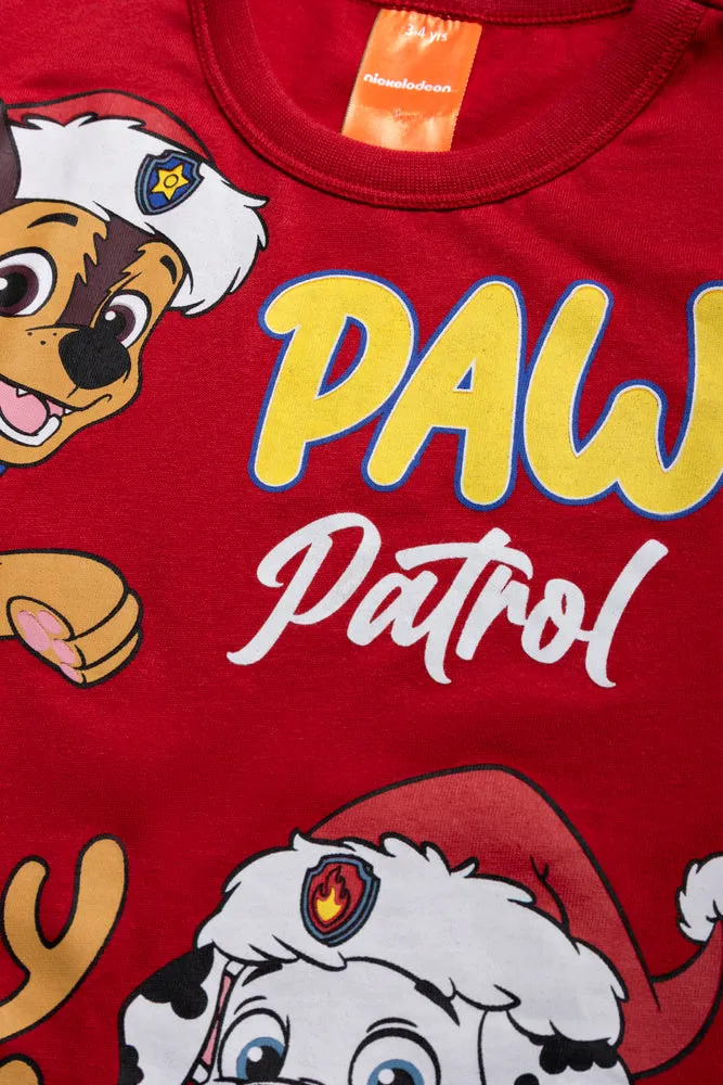 Paw Patrol Short Sleeve Pyjamas Red