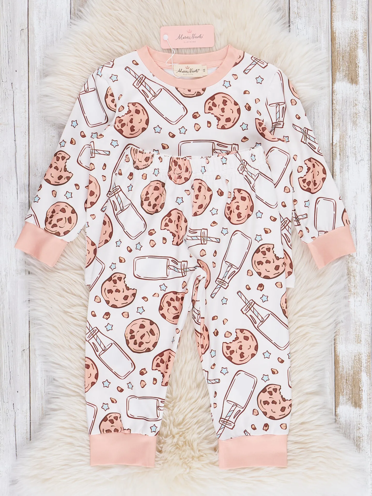 Peach Milk & Cookies Pajamas
