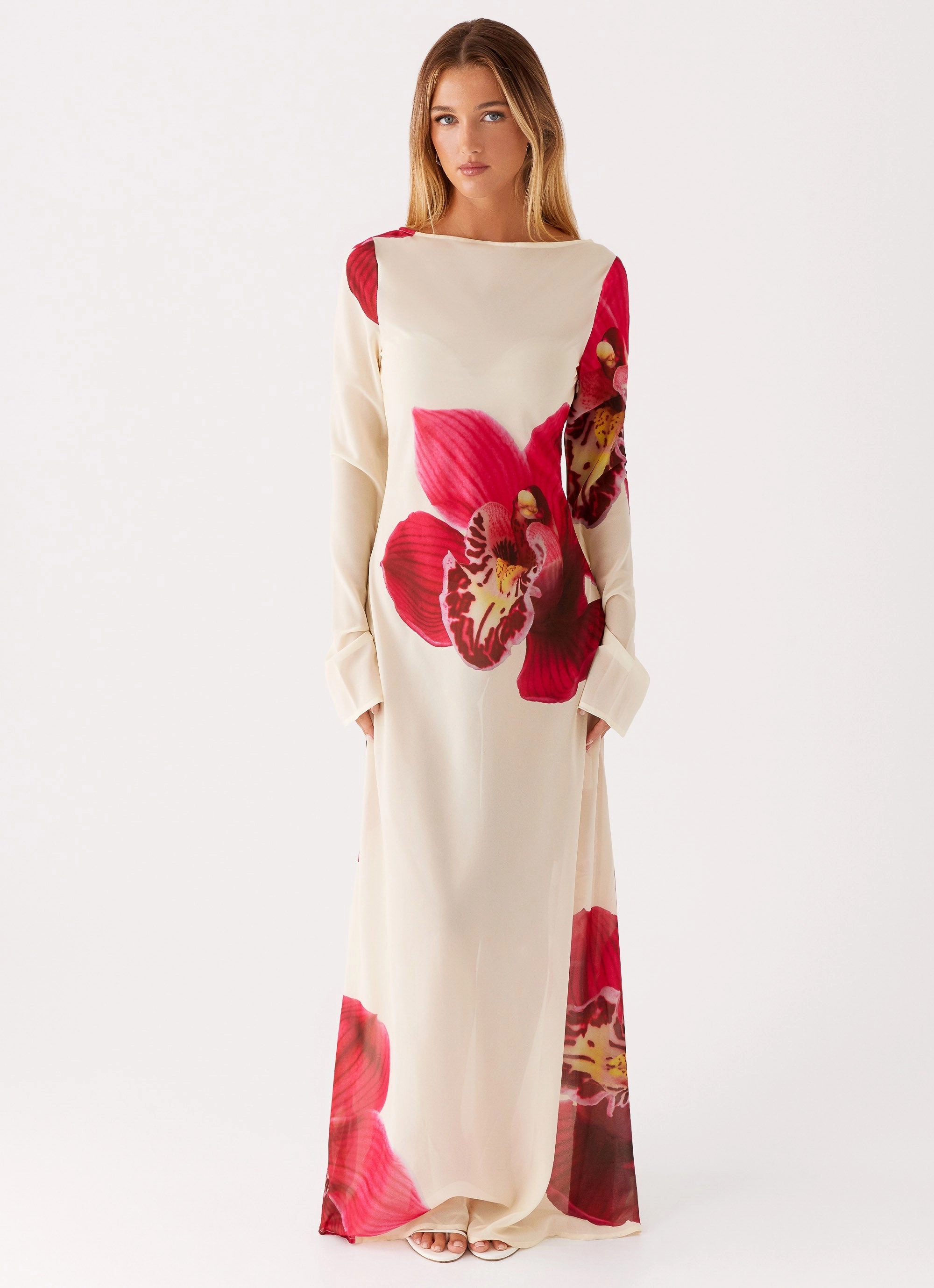 Gender Inclusive budget-friendly Lorde Maxi Dress - Orchid Yellow
