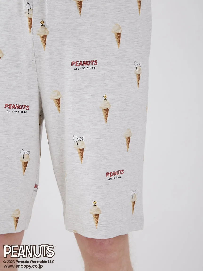 PEANUTS Gelato Patterned Mens Loungewear Shorts