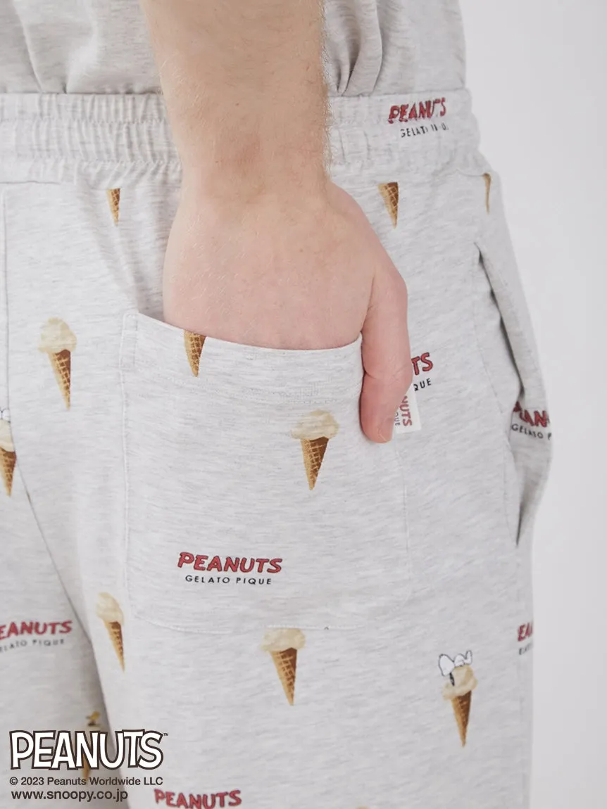 PEANUTS Gelato Patterned Mens Loungewear Shorts