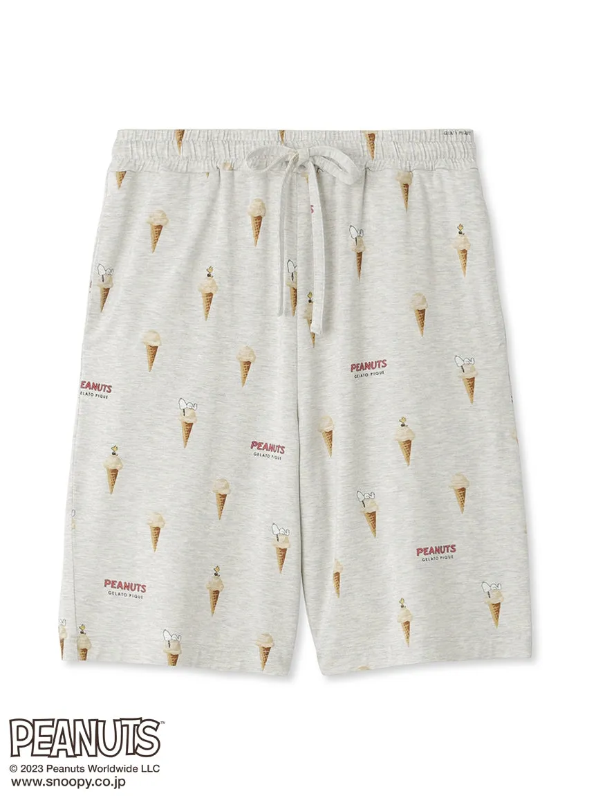 PEANUTS Gelato Patterned Mens Loungewear Shorts