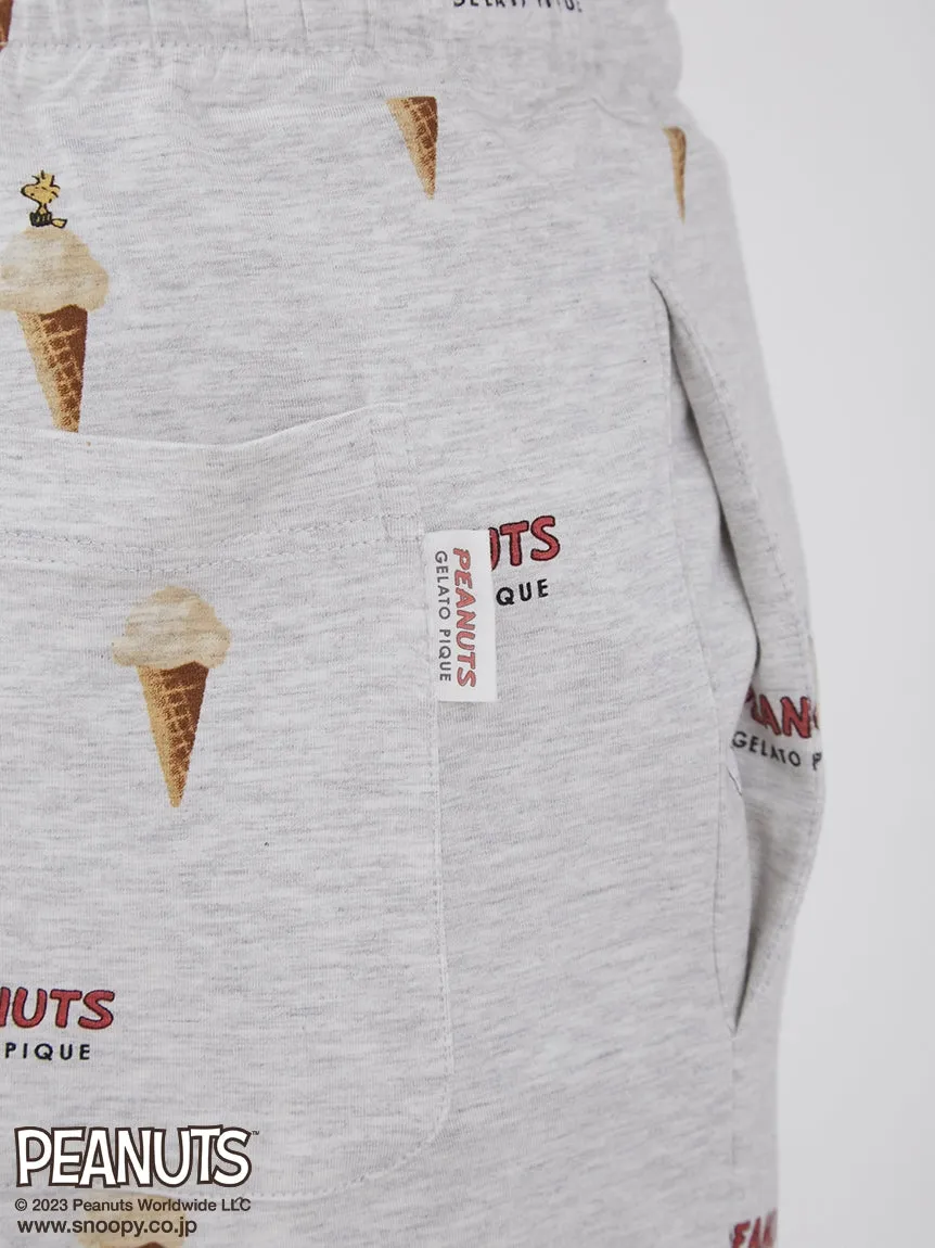 PEANUTS Gelato Patterned Mens Loungewear Shorts