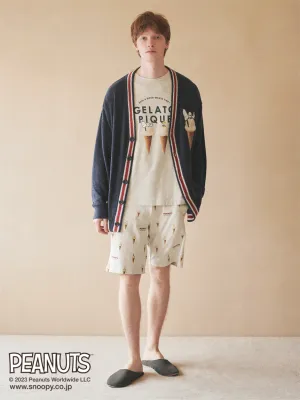 PEANUTS Gelato Patterned Mens Loungewear Shorts