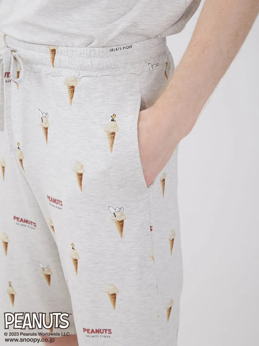 PEANUTS Gelato Patterned Mens Loungewear Shorts