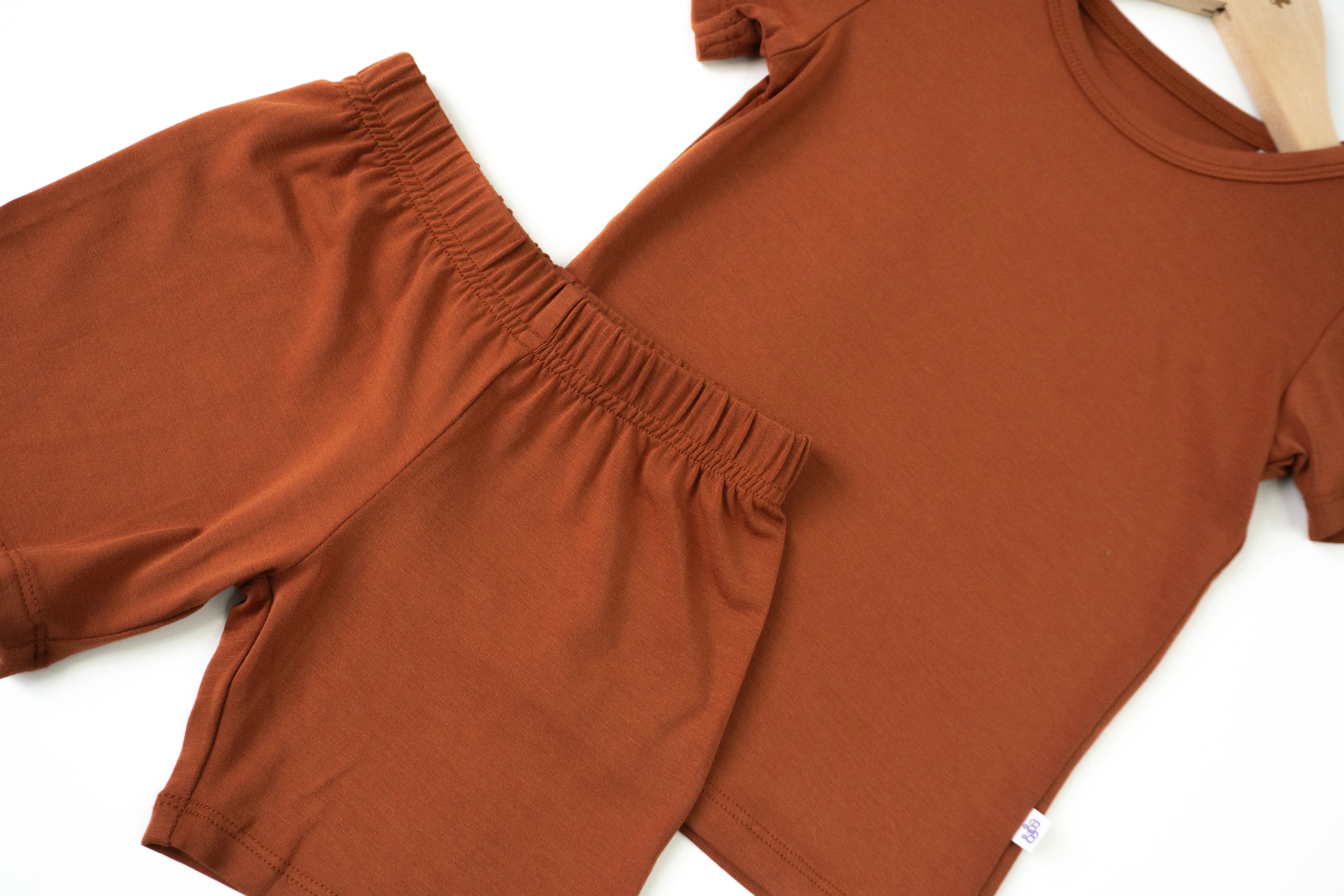 Pecan | Short Sleeve Pajamas