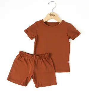 Pecan | Short Sleeve Pajamas