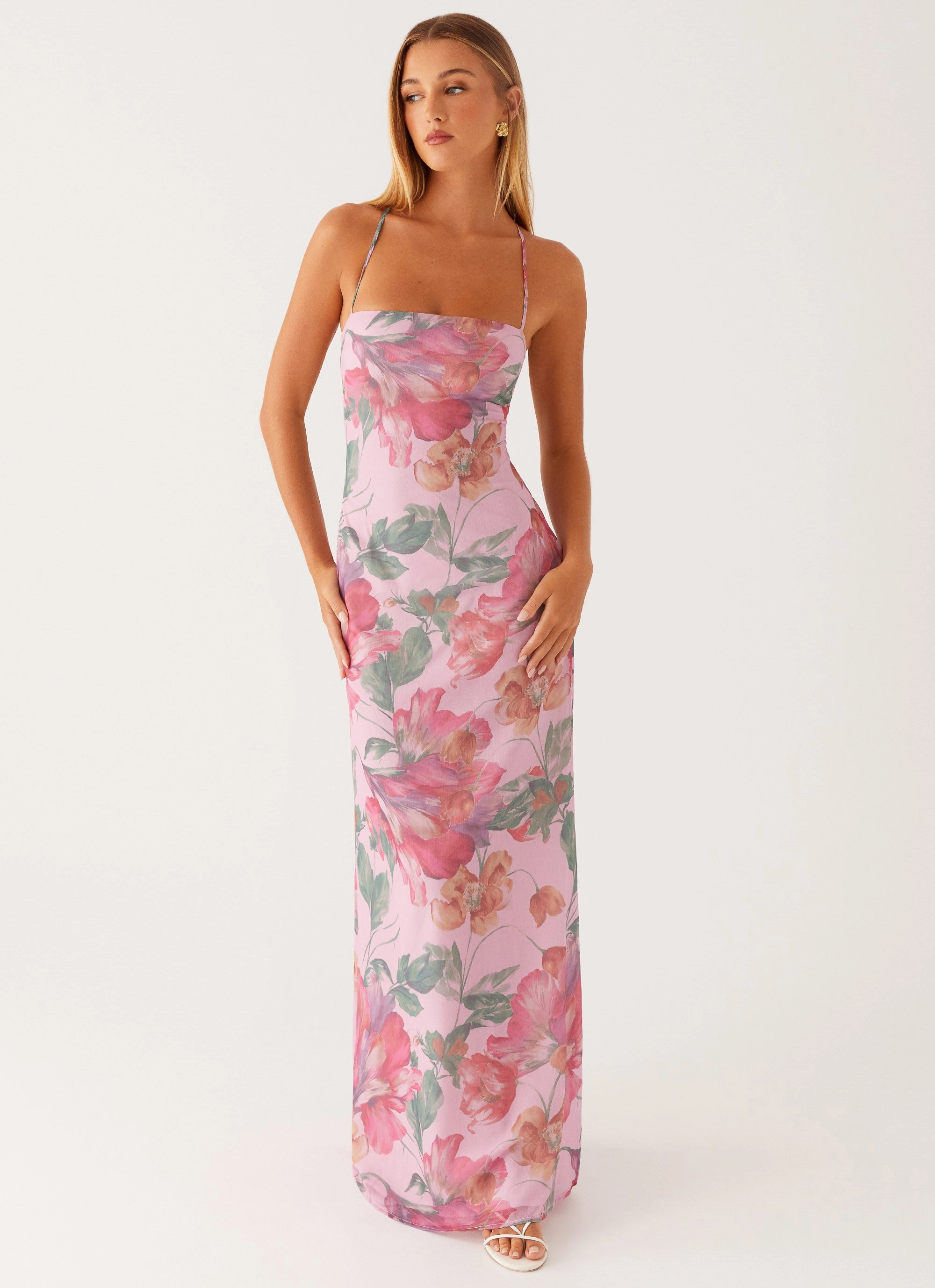 City Ready Peggy Maxi Dress - Pink Floral
