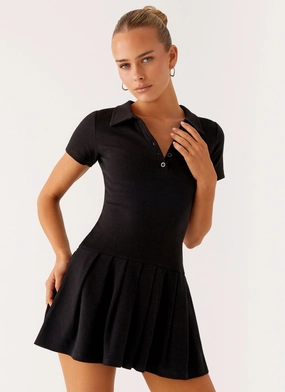 Alondra Mini Dress - Black Sophisticated Fit Effortless Fit