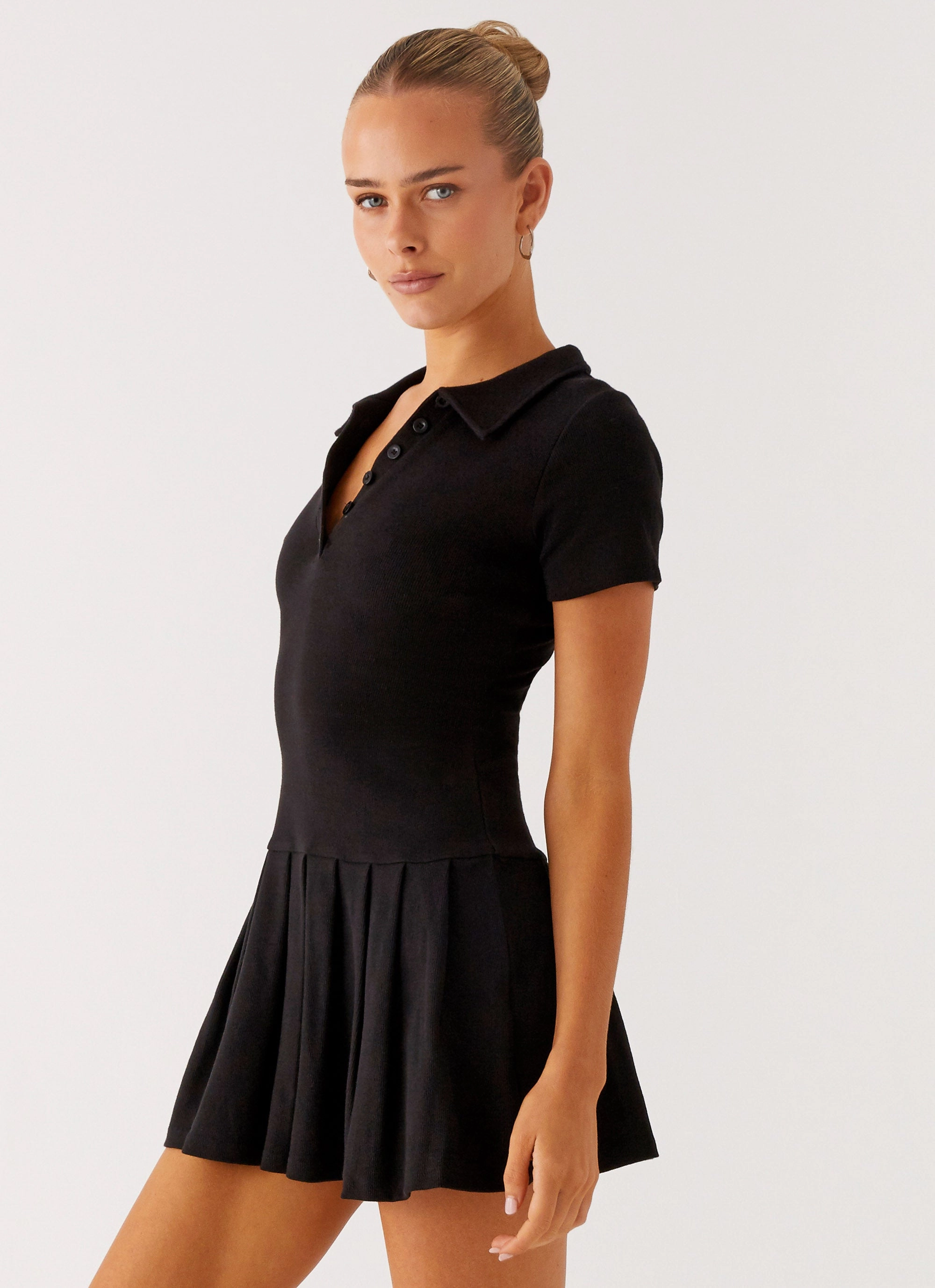 Stylish Choice Comfy Design Alondra Mini Dress - Black