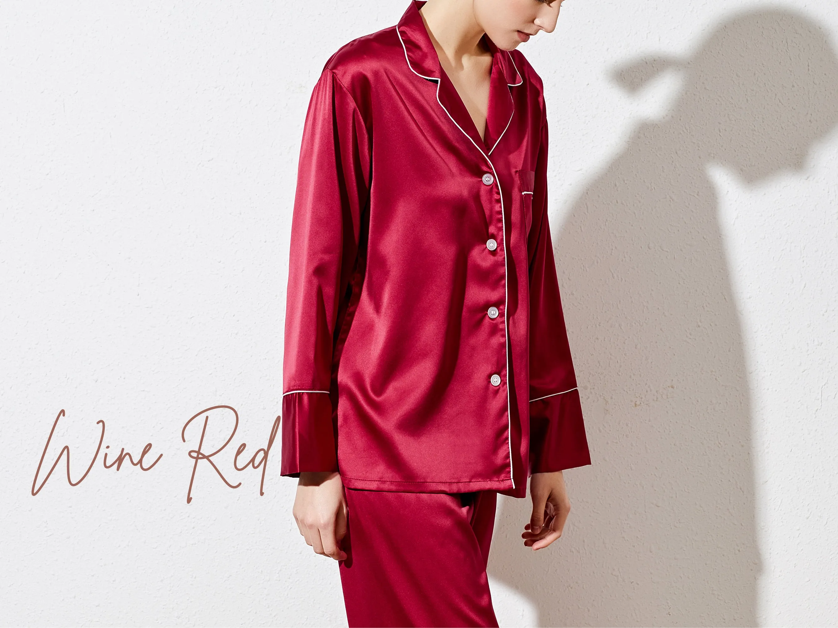 Personalized SET Silk Pajamas, Bridesmaids Long Pants   Shirt Bridal Pants bridesmaid pajamas, Bridesmaid gifts Bridesmaid pajama