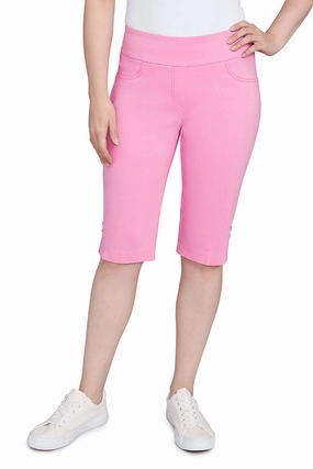 Rugged Fit Stretch Panels Petite I Pink I Can Skimmer Pant