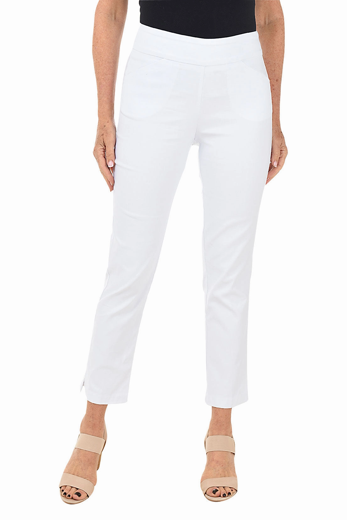 Dynamic Fit Zero Waste Manufacturing Petite Pull-On Classic Stretch Ankle Pant