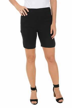 Petite Snap Button Hem Pull-On Short Tailored Design