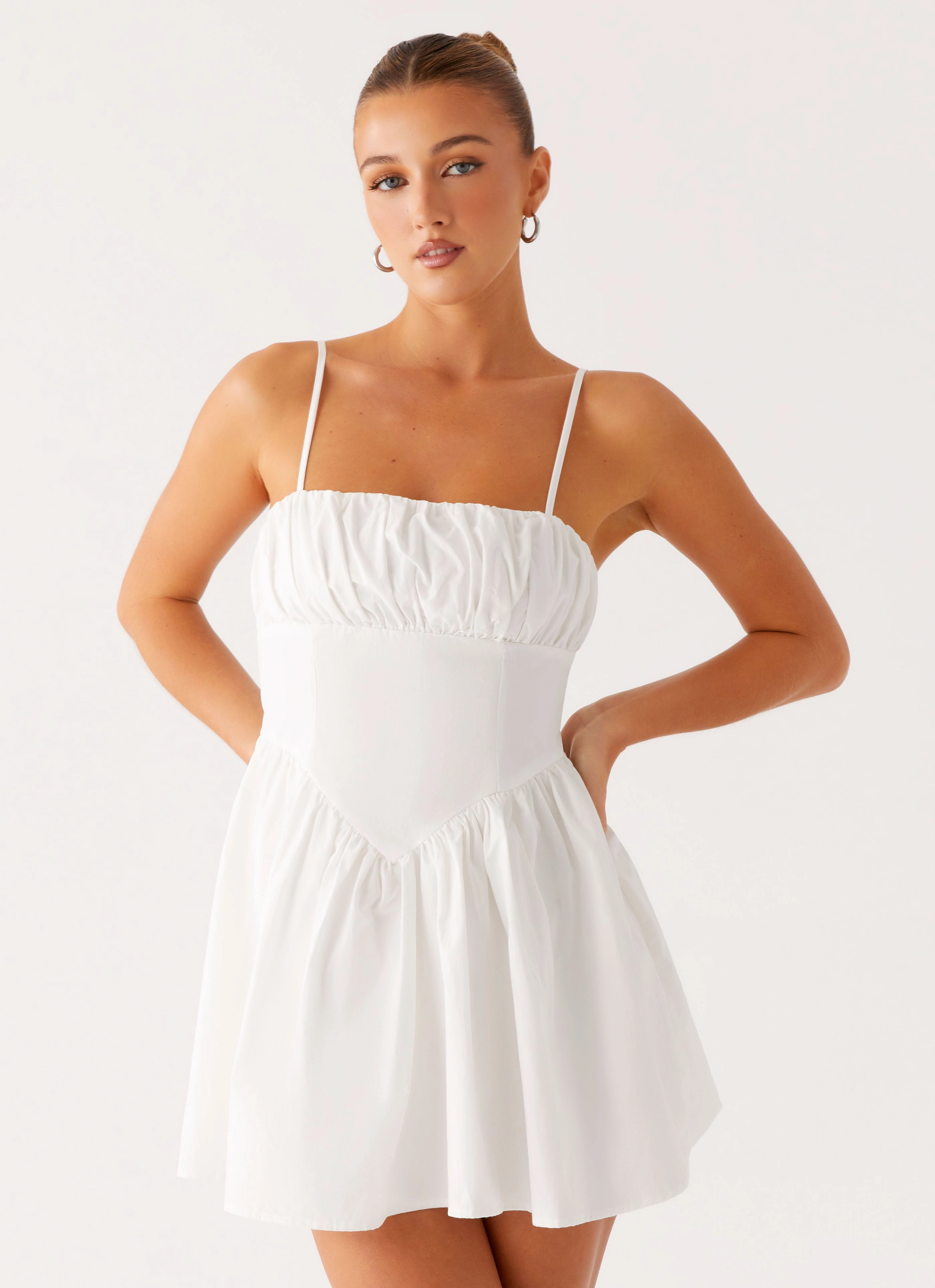 Perfect Length Phillipa Mini Dress - White