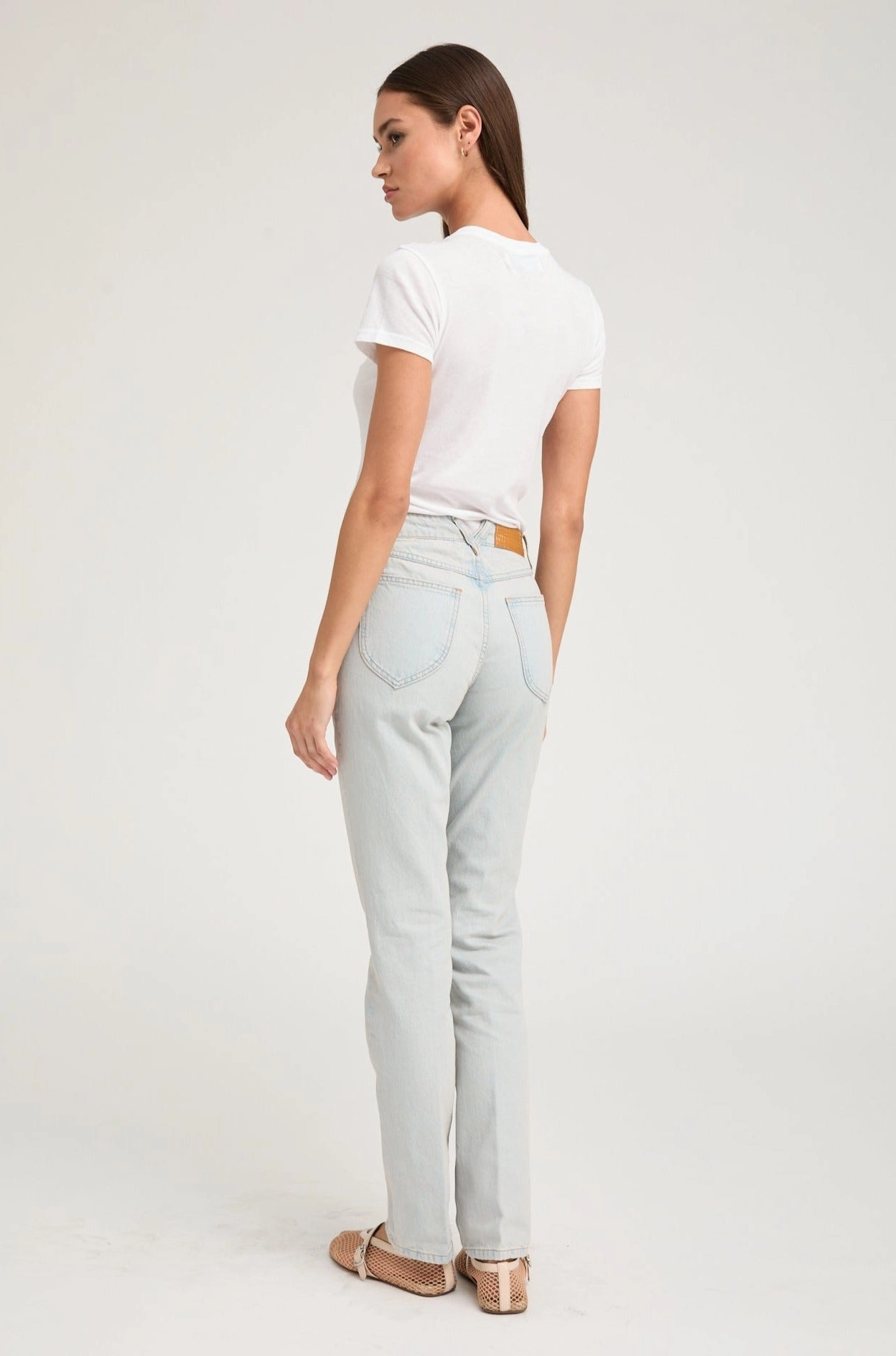 Elegant Cardigan Piaf Straight Leg Denim