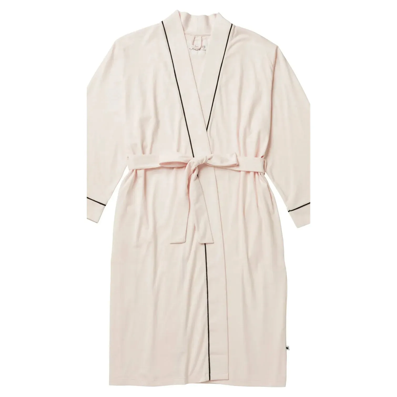Pima Knit Kimono Robe in Pink