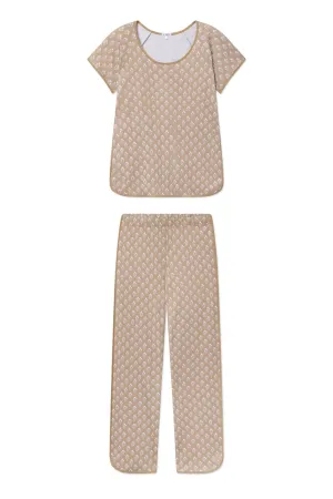 Pima Short-Long Set in Sandstone Posy