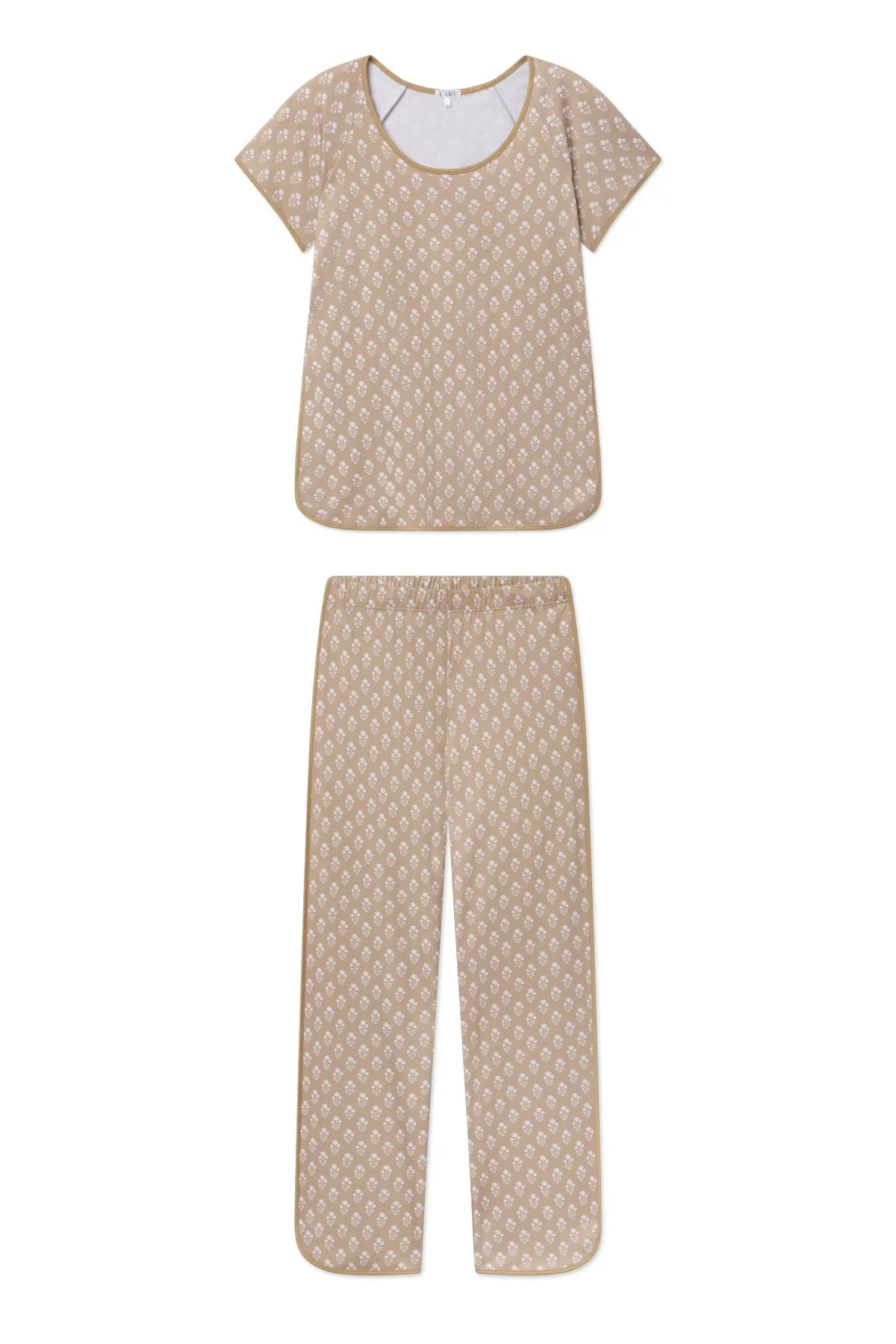 Pima Short-Long Set in Sandstone Posy