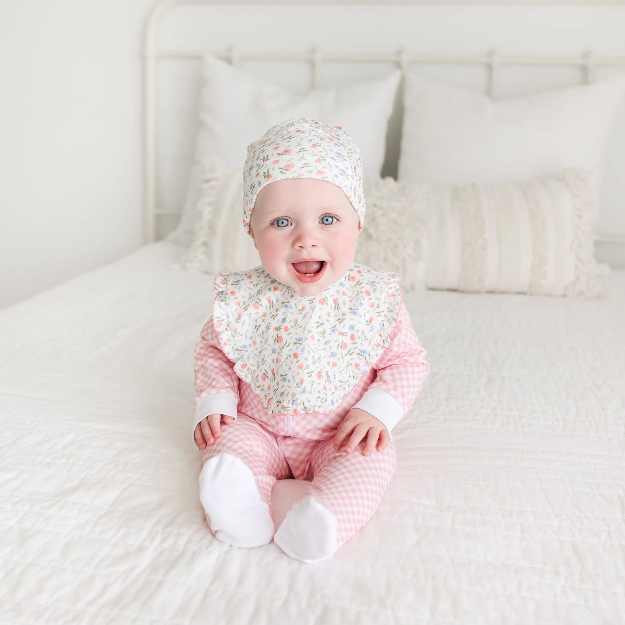 Pink Madison Newborn Hat