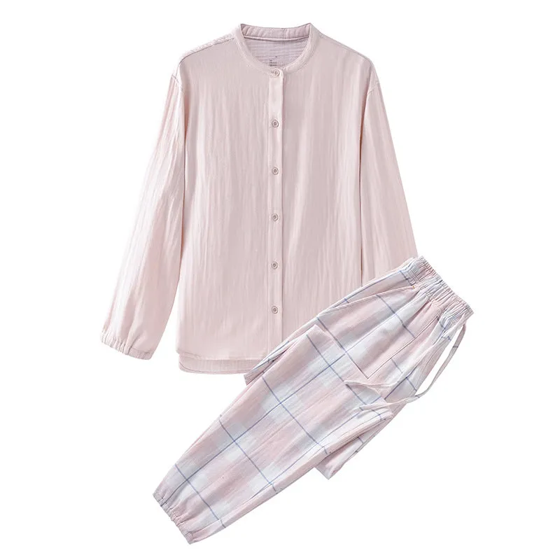 Pink Pure Cotton Pajama Set