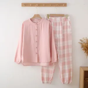 Pink Pure Cotton Pajama Set