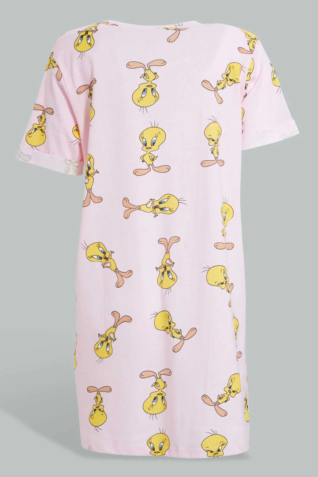 Pink Tweety Nightshirt For Women