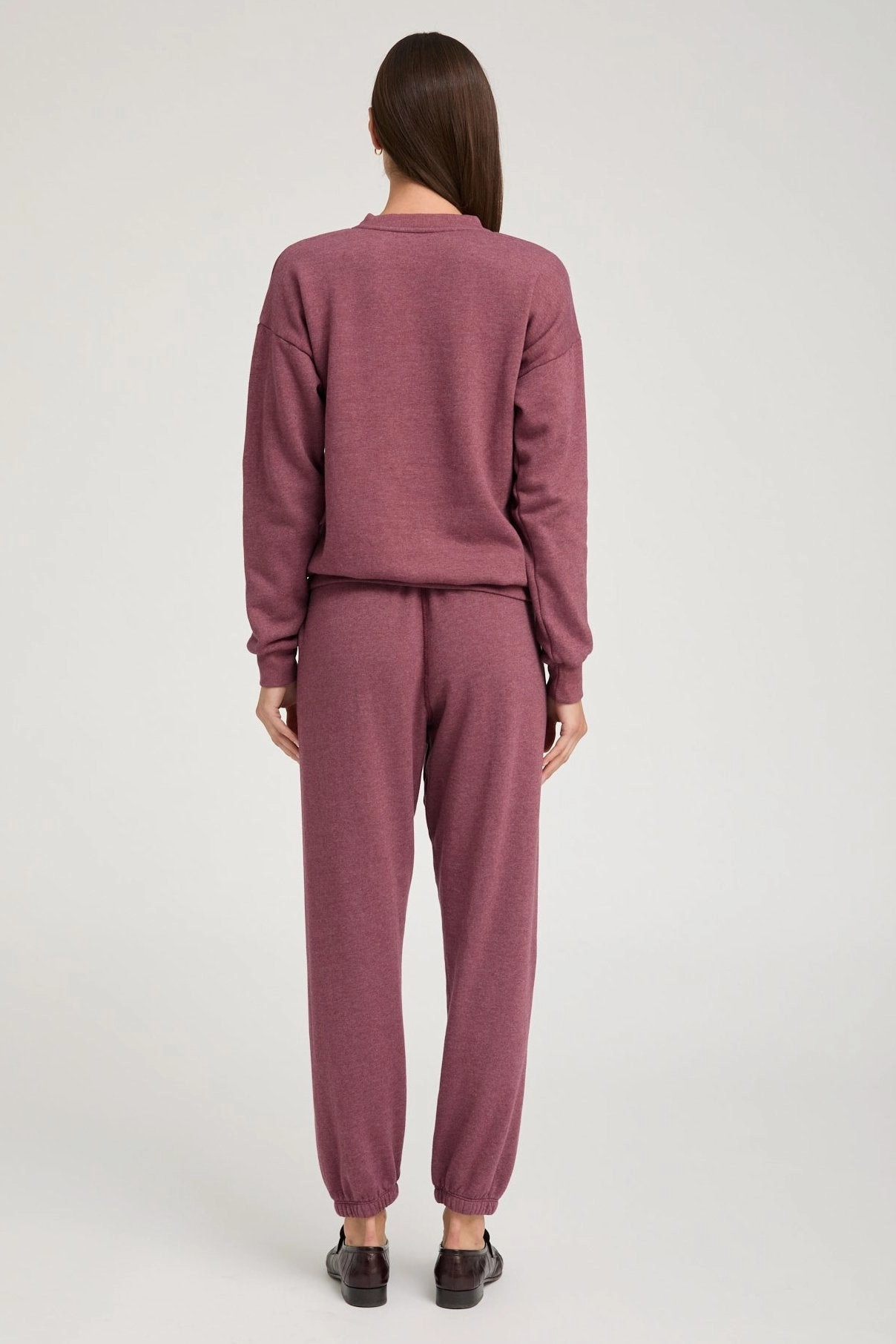 ribbed texture Pinot Heart Sweatpants