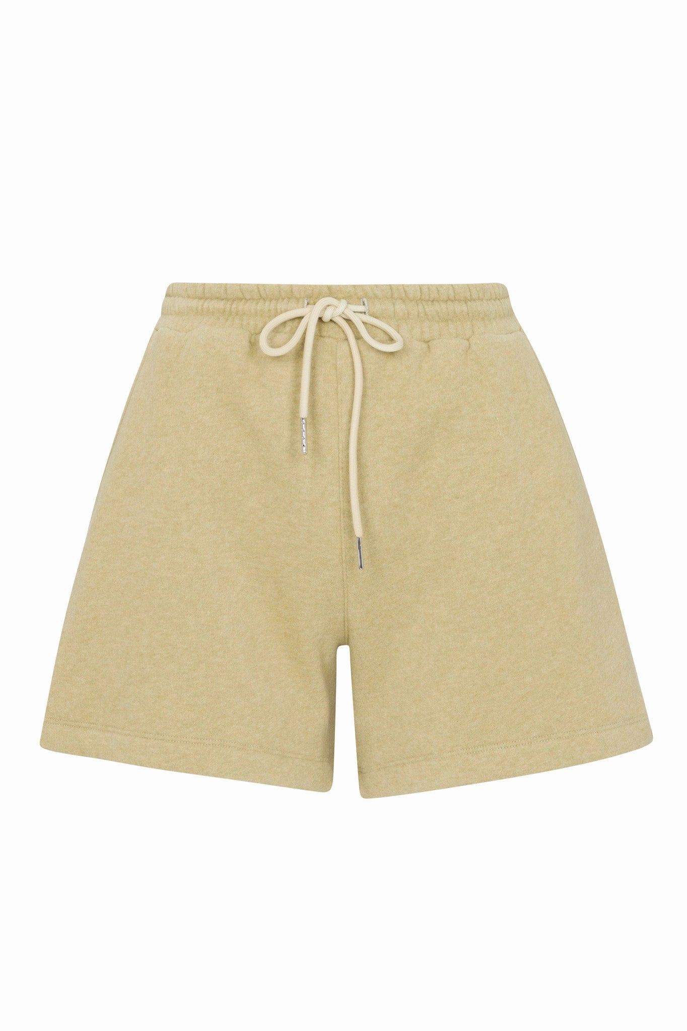 Multipurpose Layering Piece Summer Blouse Pistachio Melange Sweatshorts