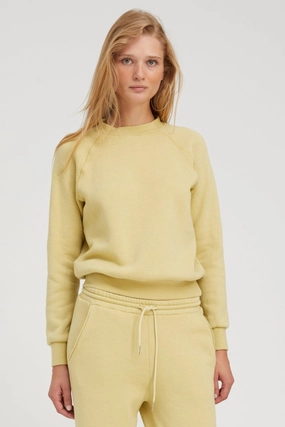 Pistachio Shrunken Raglan Sweatshirt Stylish Tank