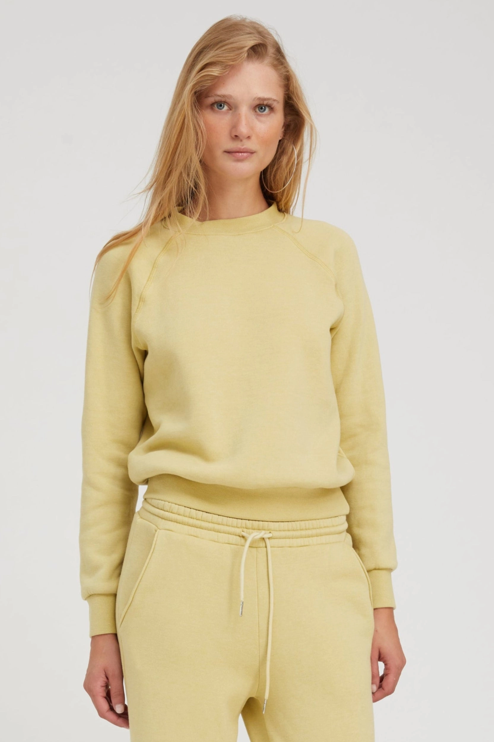 Pistachio Shrunken Raglan Sweatshirt Stylish Tank