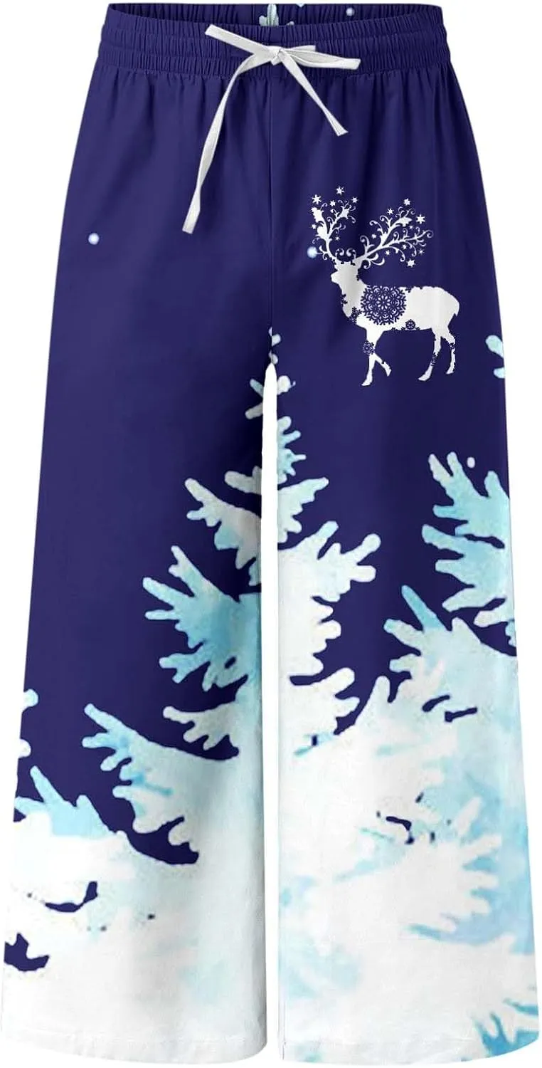 Pj Pants Christmas Trousers Men's Christmas Christmas Tree 3D Printed Casual Pants Jeans Pajama Pants Mens Mens Red