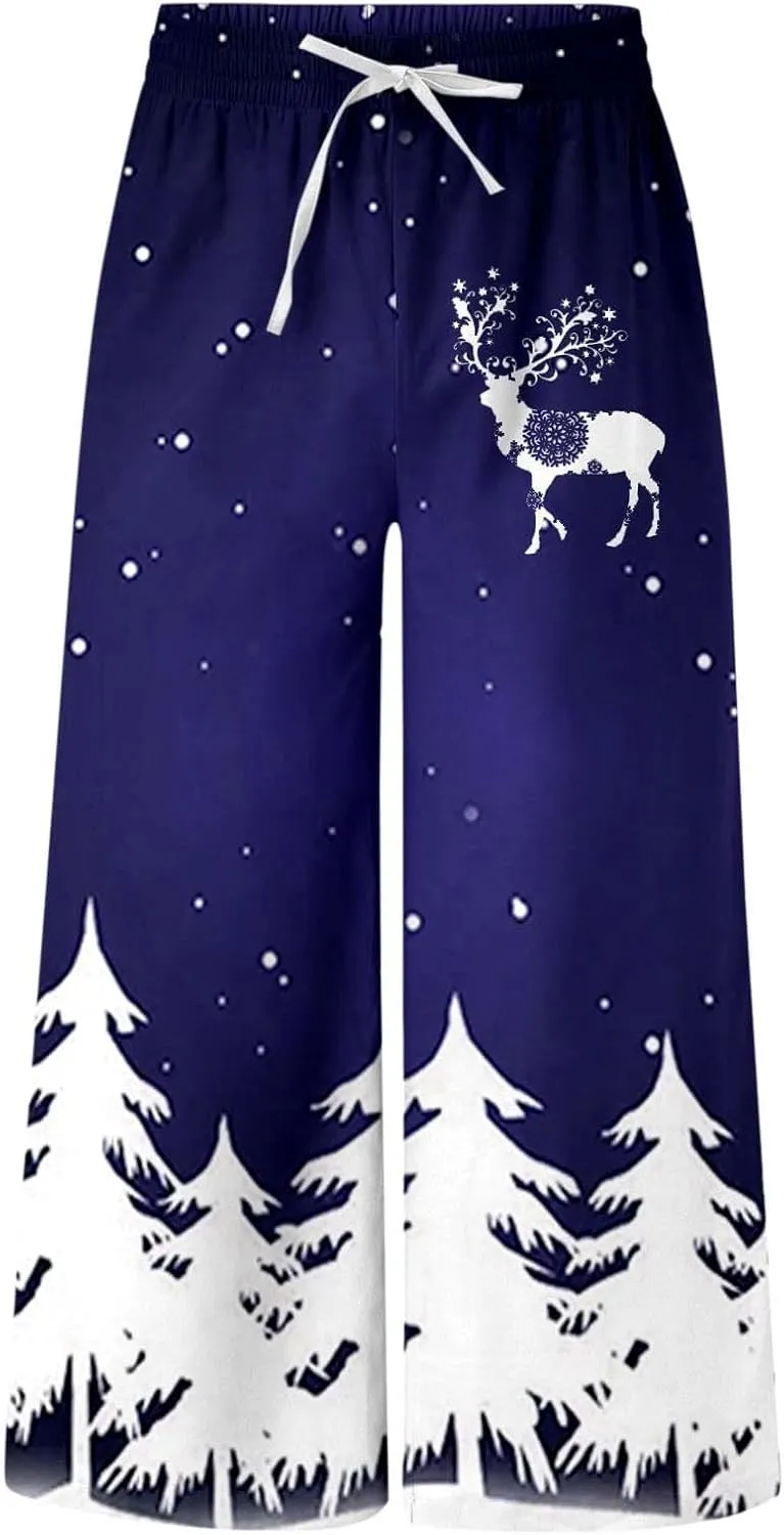 Pj Pants Christmas Trousers Men's Christmas Christmas Tree 3D Printed Casual Pants Jeans Pajama Pants Mens Mens Red