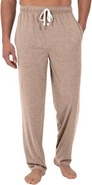 Pj Pants for Men Cotton Comfy Drawstring Sleepwear Lounge Pants with Pockets Casual Soft Pajama Pants