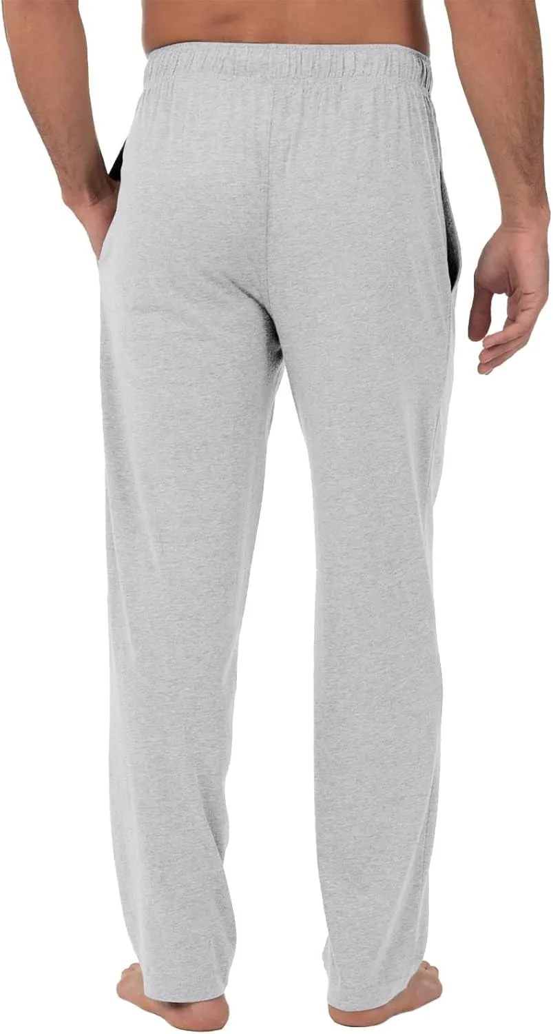 Pj Pants for Men Cotton Comfy Drawstring Sleepwear Lounge Pants with Pockets Casual Soft Pajama Pants